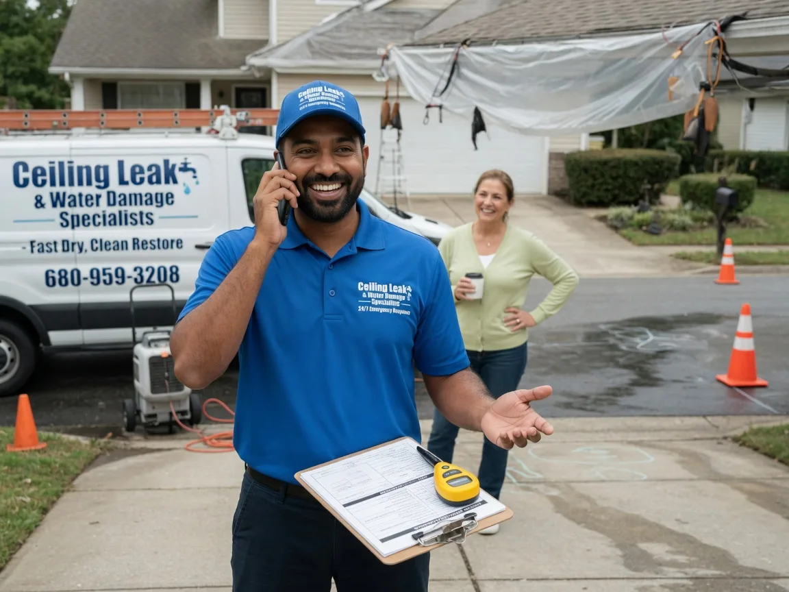 Ceiling Leak Cleanup Solen, ND FAQs